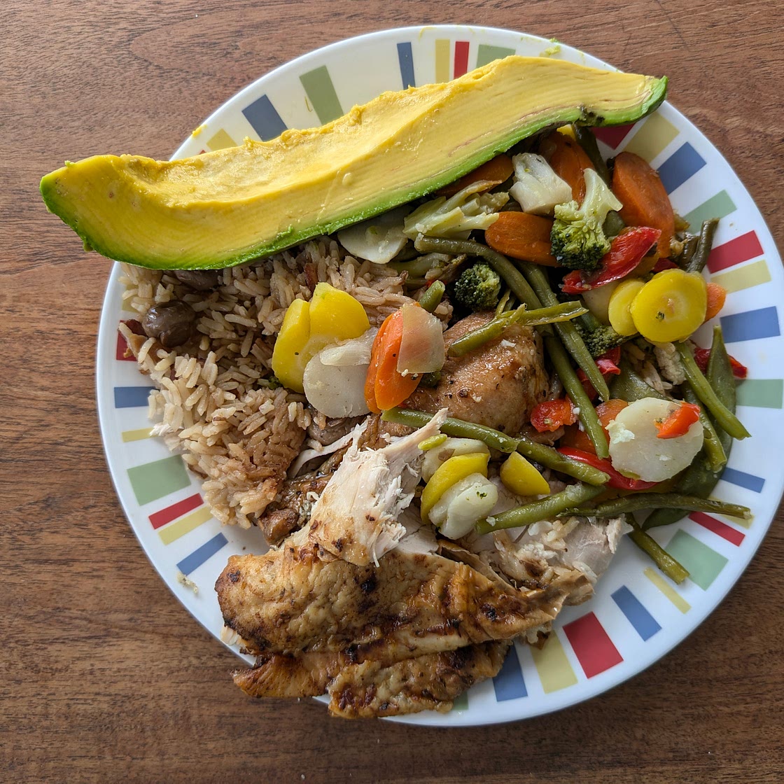 Golden Grain Chicken Plate