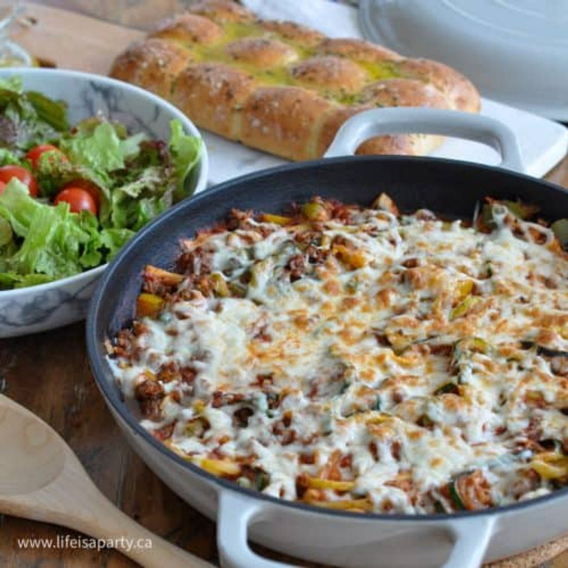 Unstuffed Zucchini
