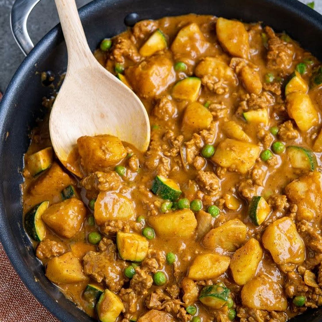 Bocconcini di tacchino al curry