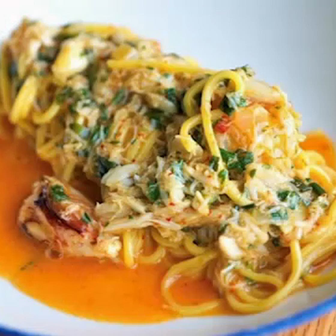 Saffron Tagliatelle
