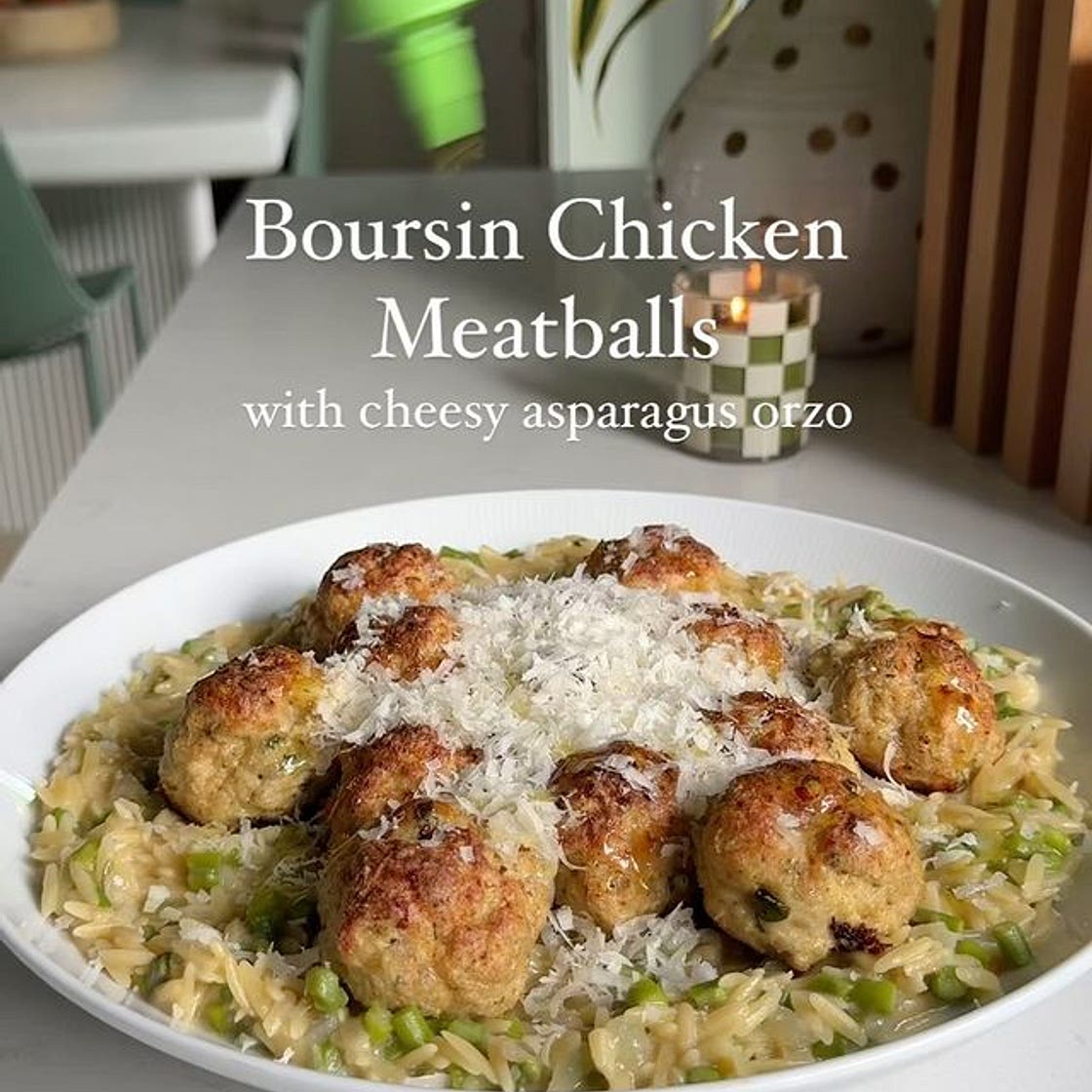 Boursin Cheese 🤝 Chicken Meatballs