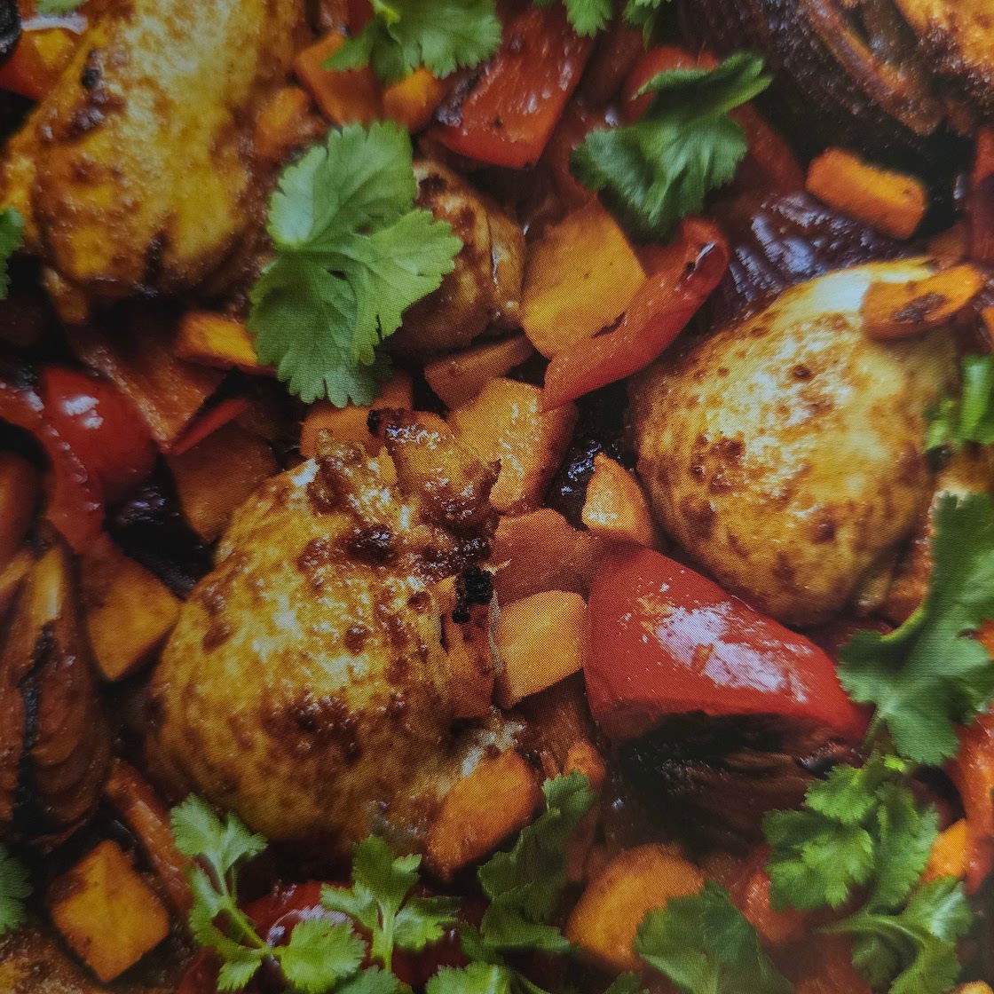 Chicken Shawarma Tray bake