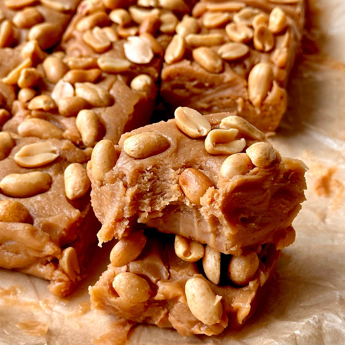 2 ingredient Peanut Butter Fudge 
