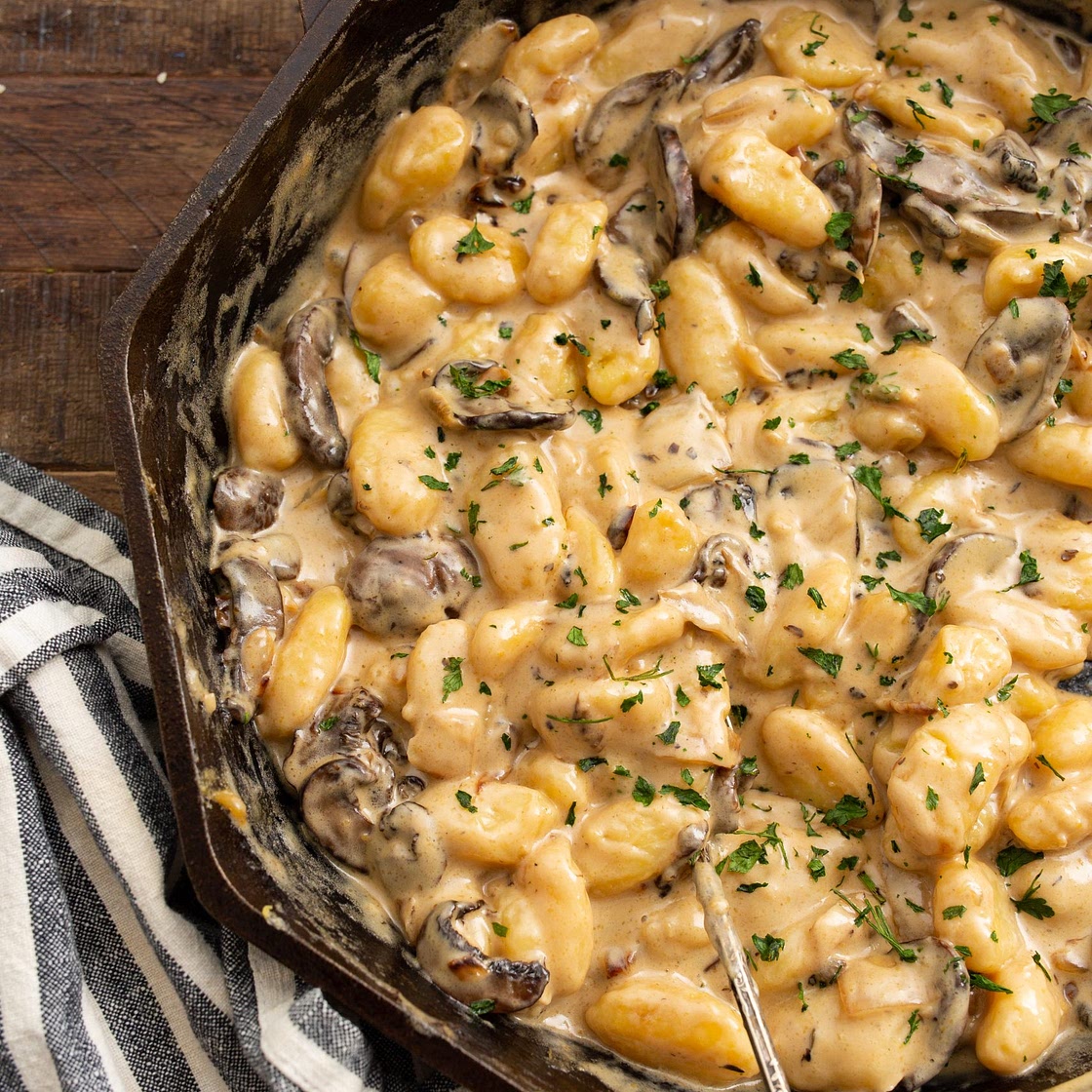 Creamy Mushroom Gnocchi