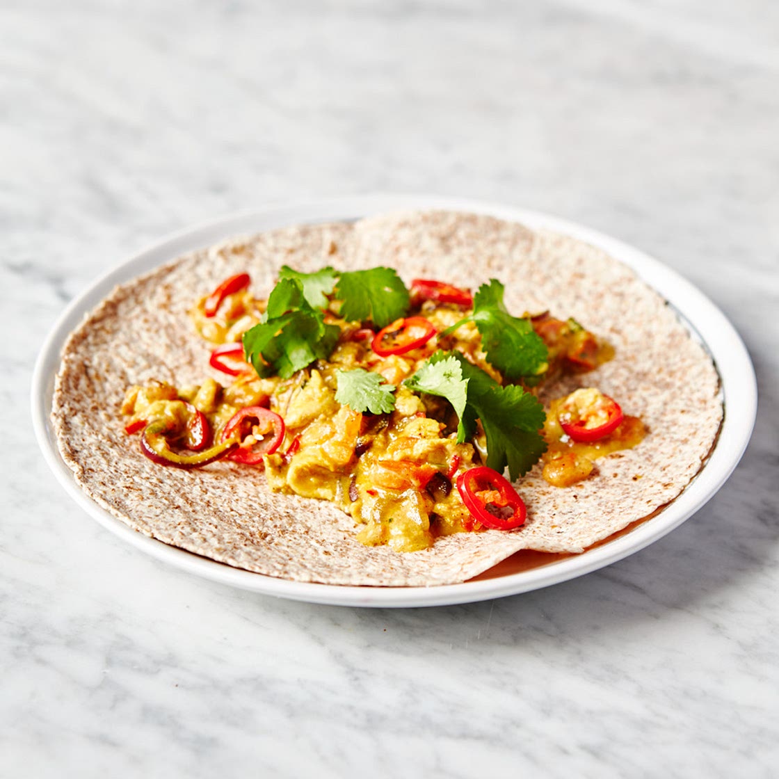 Silky masala eggs