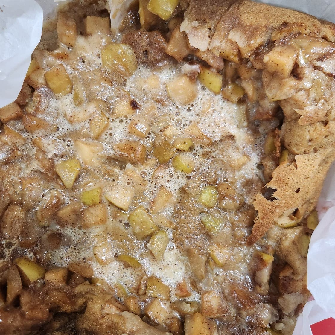Maple Glazed Apple Blondies