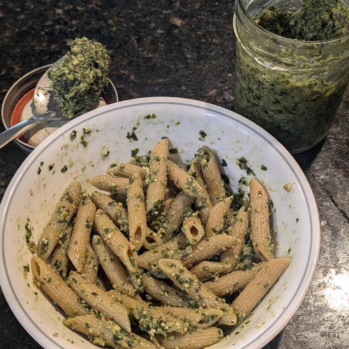 Oil Free Basil Pesto