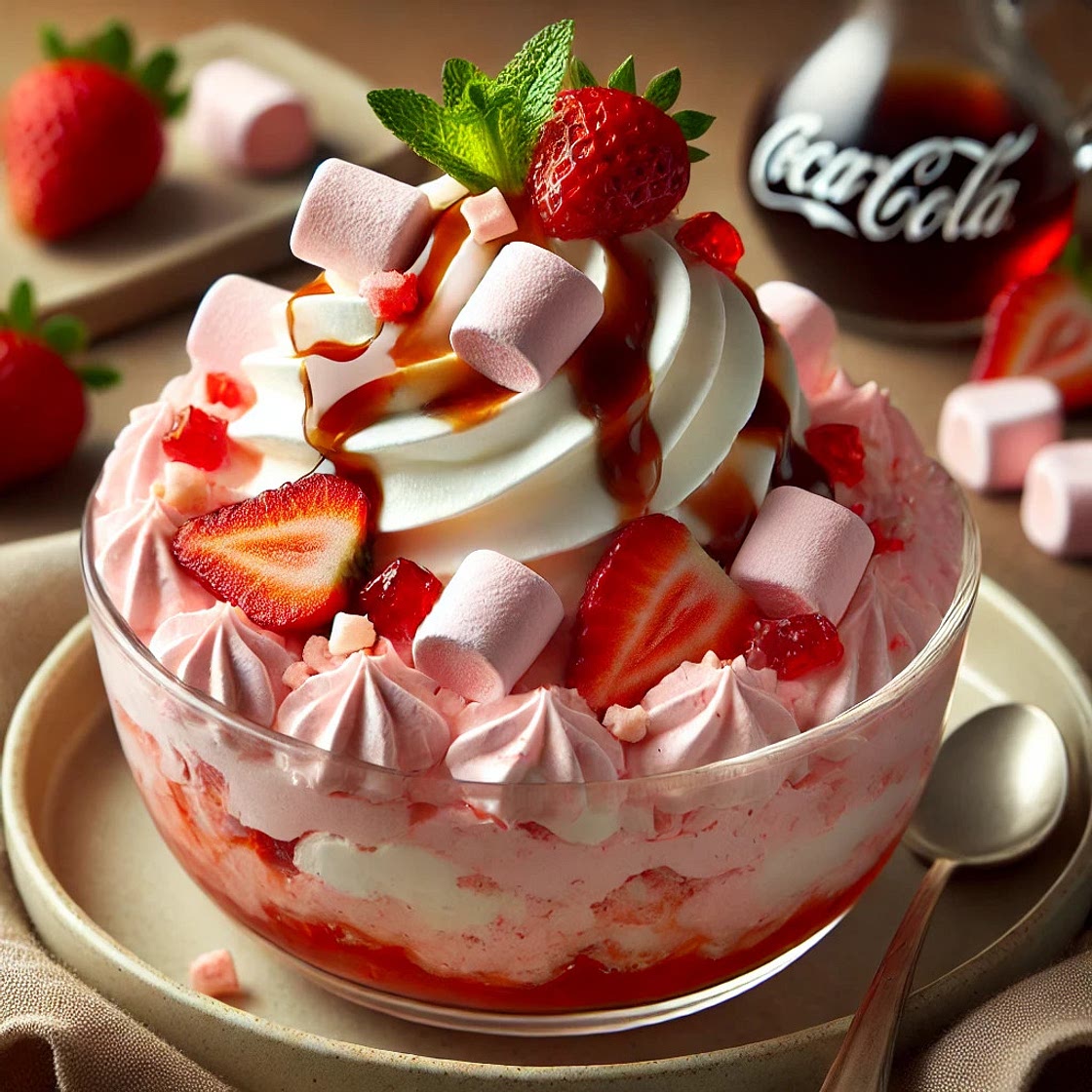 Coca-Cola strawberry fluff