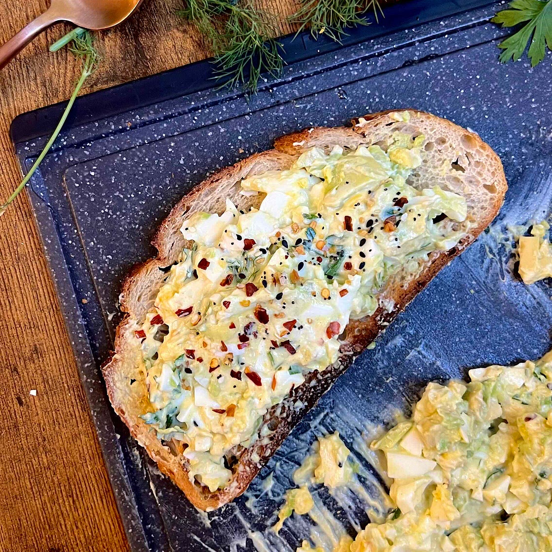 Chopped Egg & Avo Toast