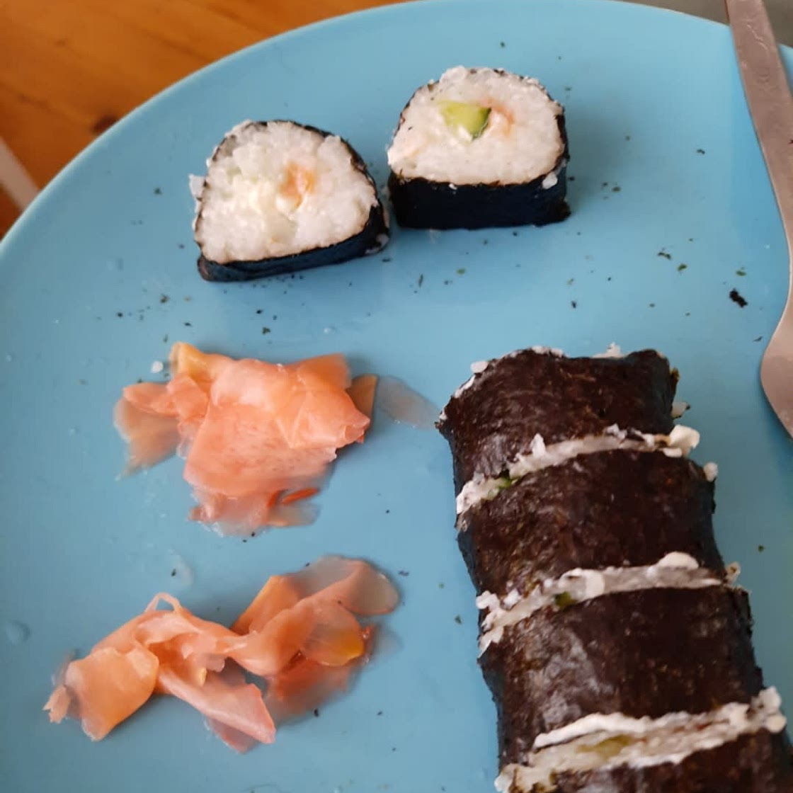 Homemade sushi