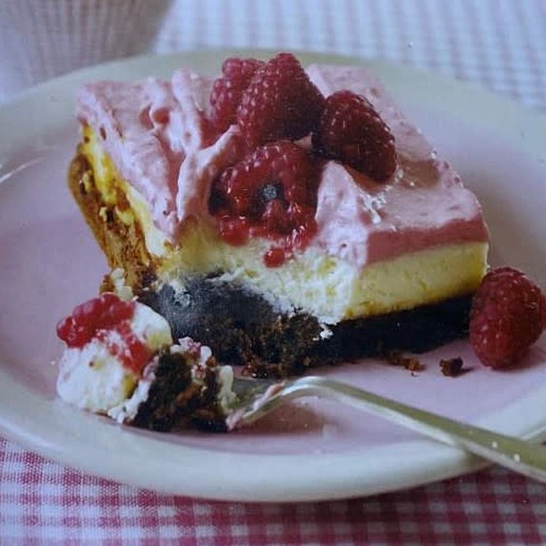 Raspberry Cheesecake Brownie
