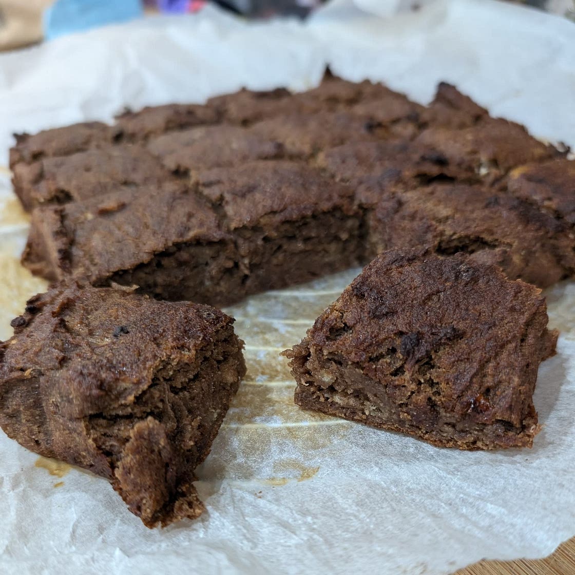 AIP Carob Banana Brownies (Paleo)