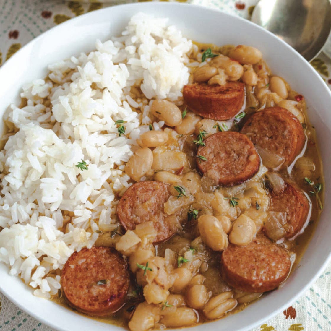 White bean and sausage