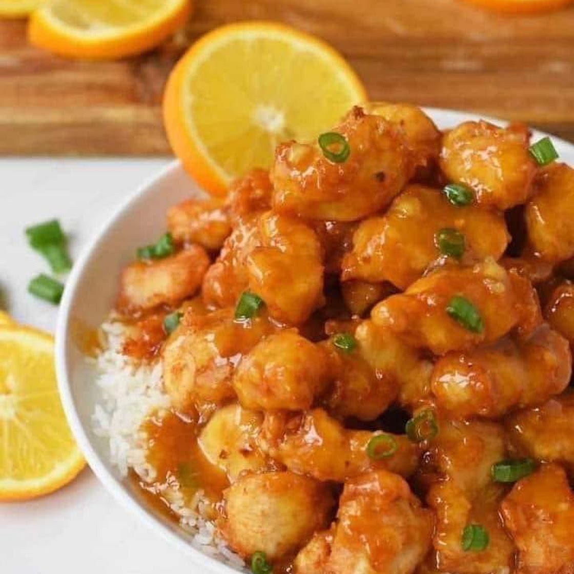 Chinese orange chicken