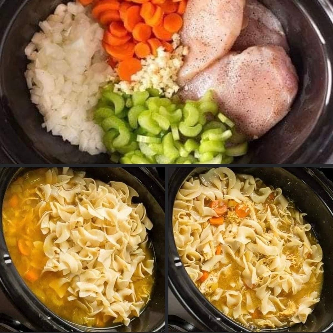 Crockpot Chicken Noodle Soup