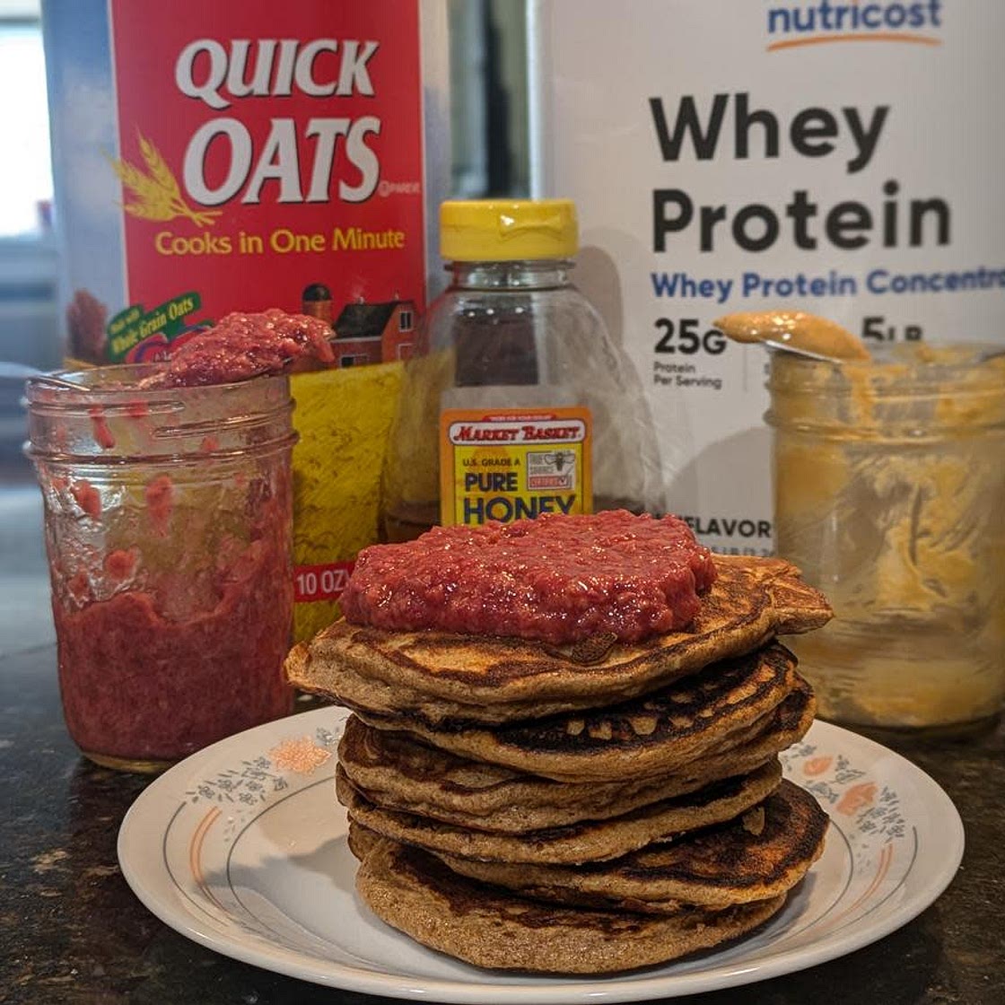 Banana Protein Pancakes