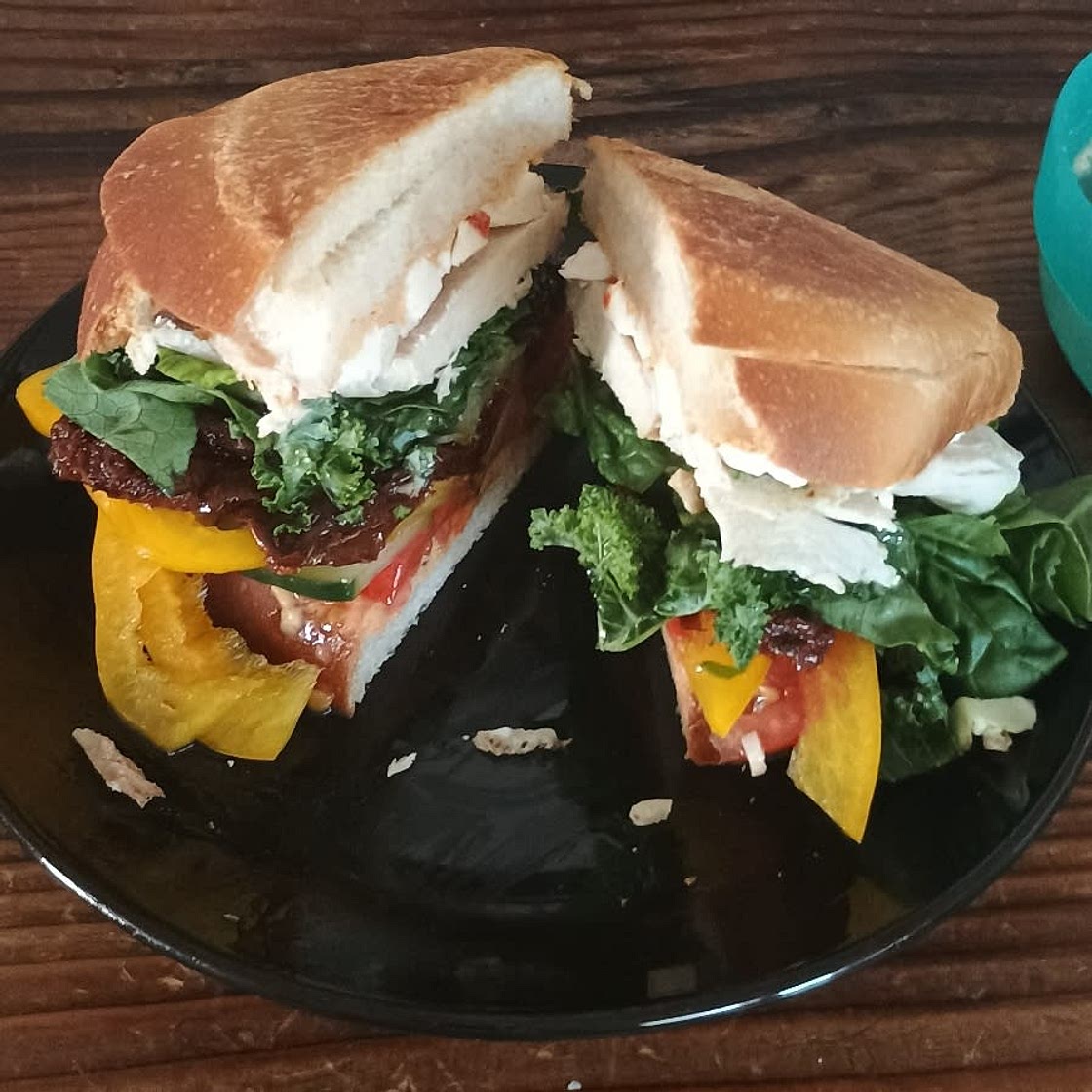 Turkey and Veggies Sandwich