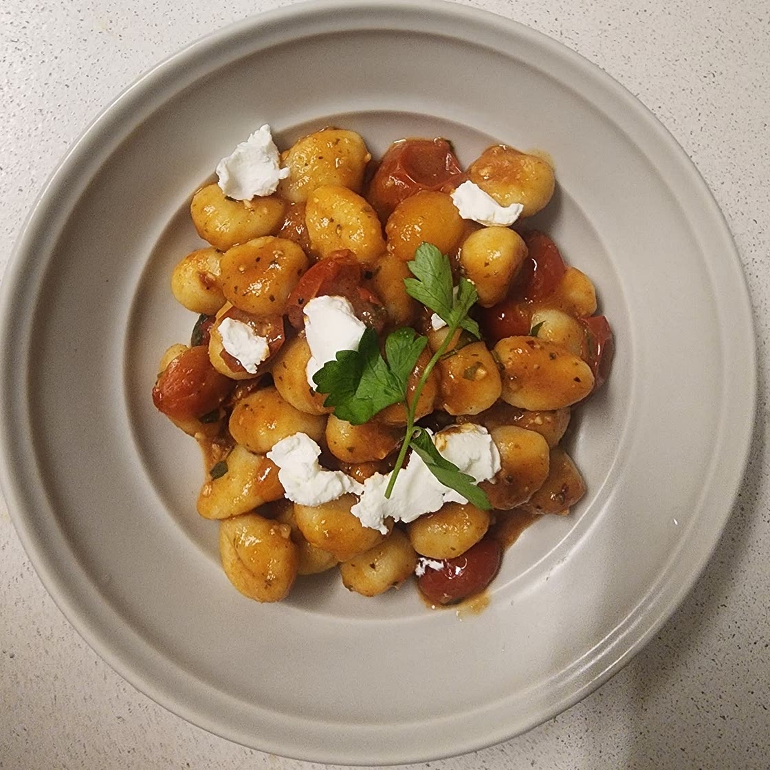 Tomato & Goats’ Cheese Gnocchi
