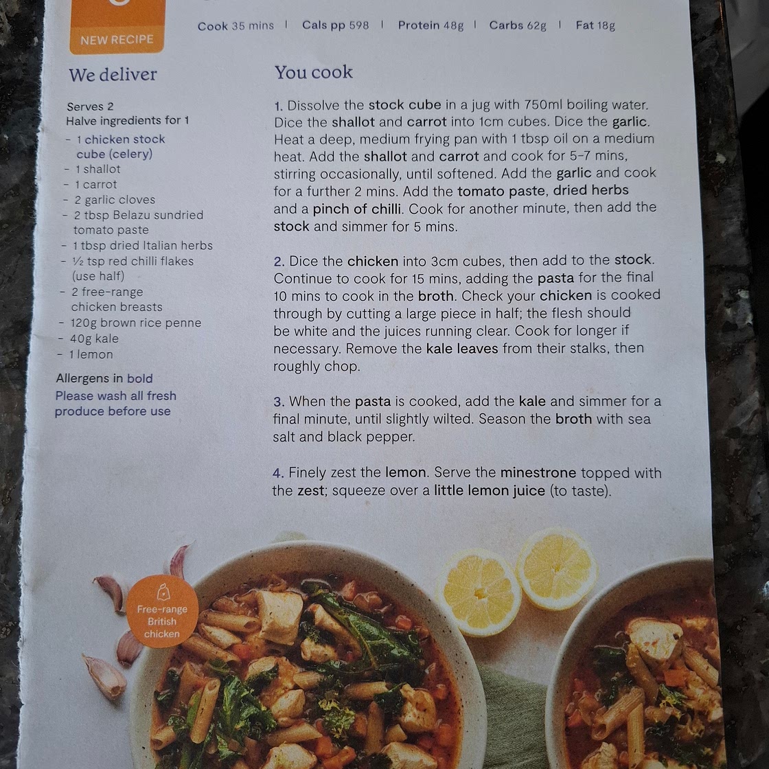 Chicken Minestrone