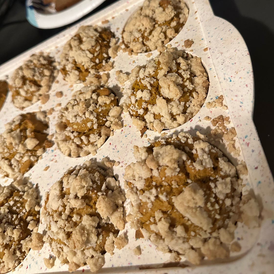 Gluten Free Pumpkin Muffins with Streusel Topping