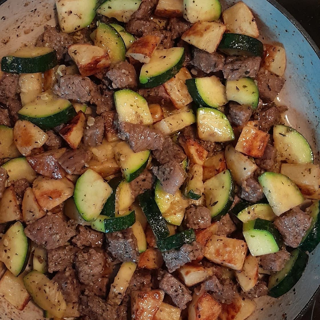Quick Beef and Zucchini Skillet (Meal-Prep)