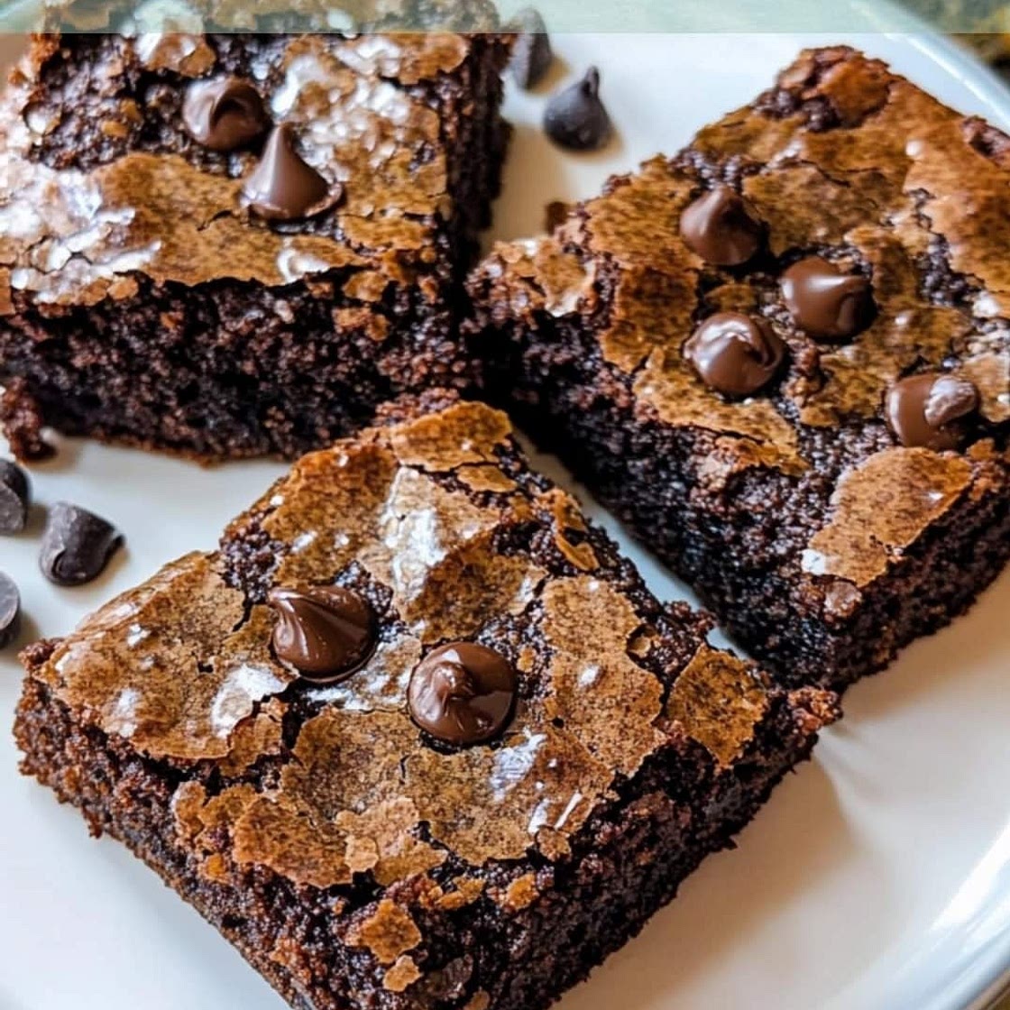 Chocolate Chip Zucchini Brownies