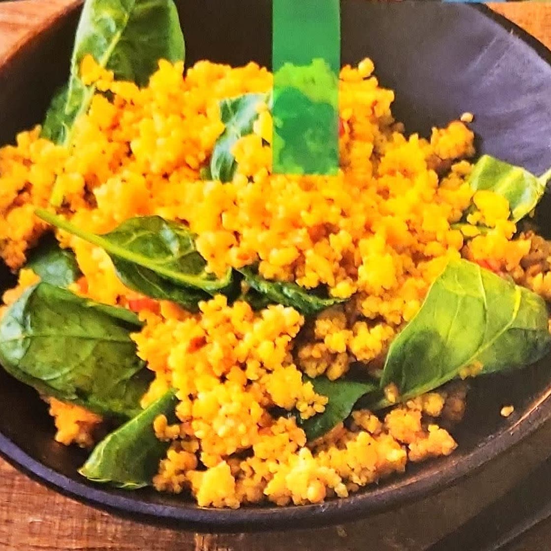 Linsen Couscous Salat