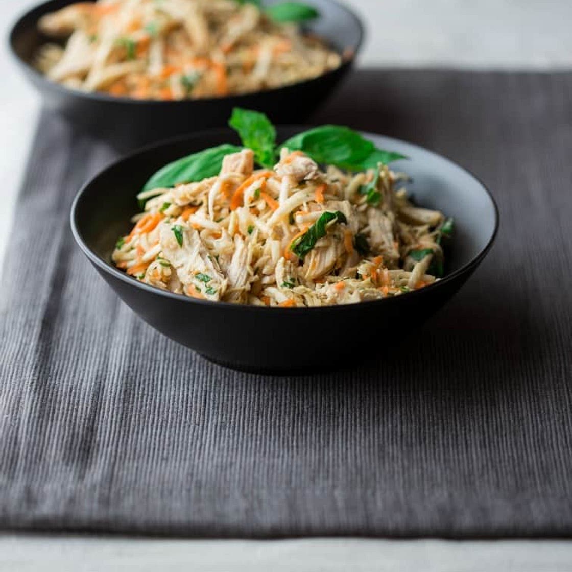 Sesame Chicken Celery Root Salad