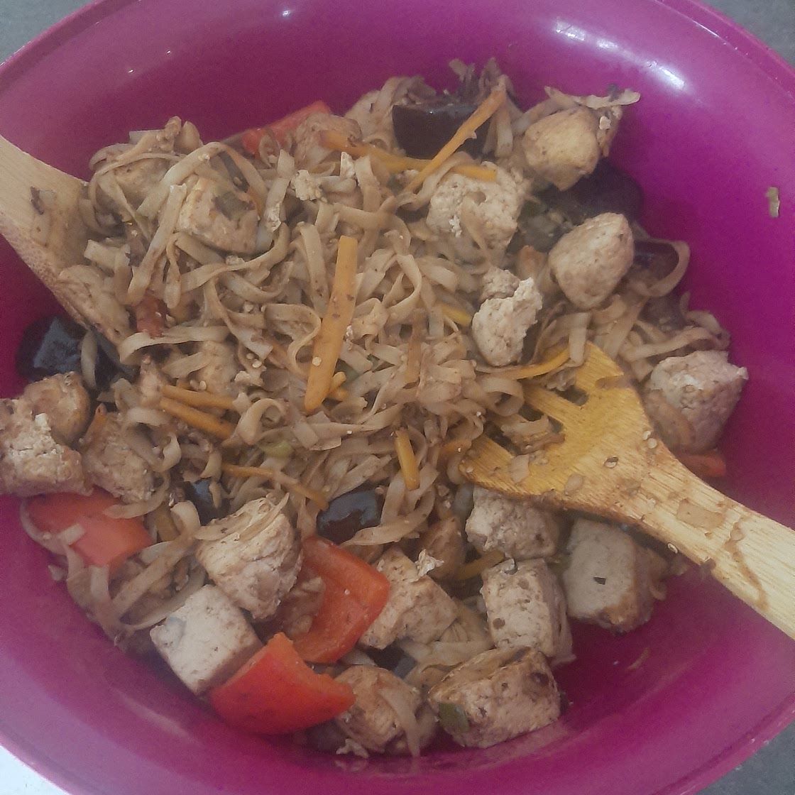 Tofu-Chicken Breast Stir Fry