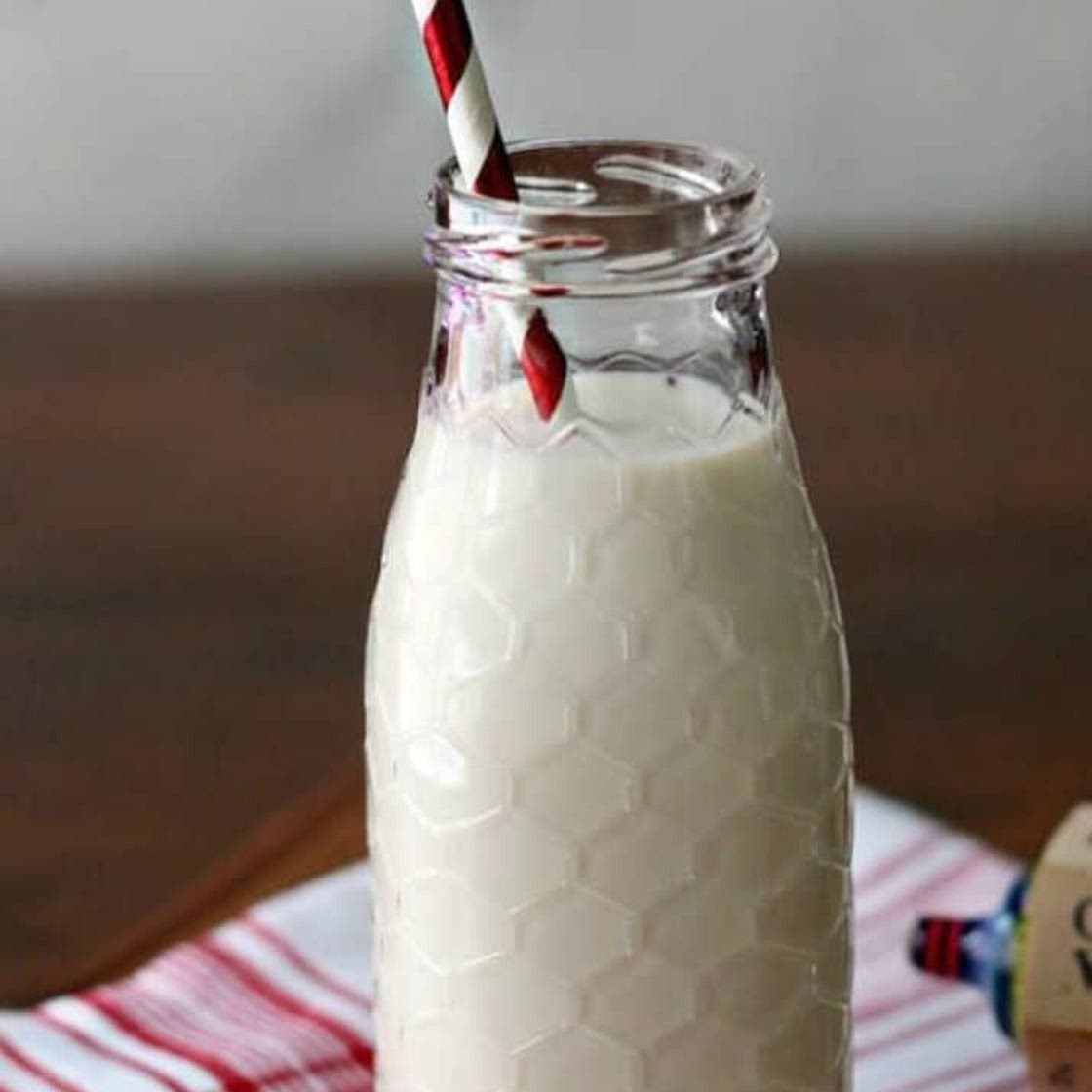 Homemade butterscotch flavored milk