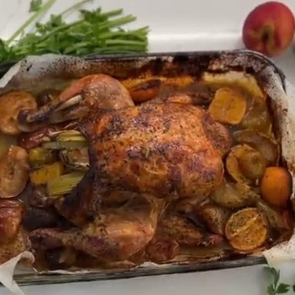 Roasted Stuffed Chicken