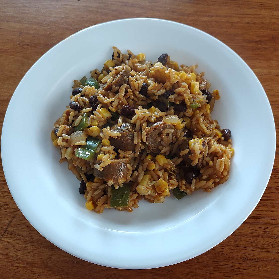 Vegan Sausage Jambalaya