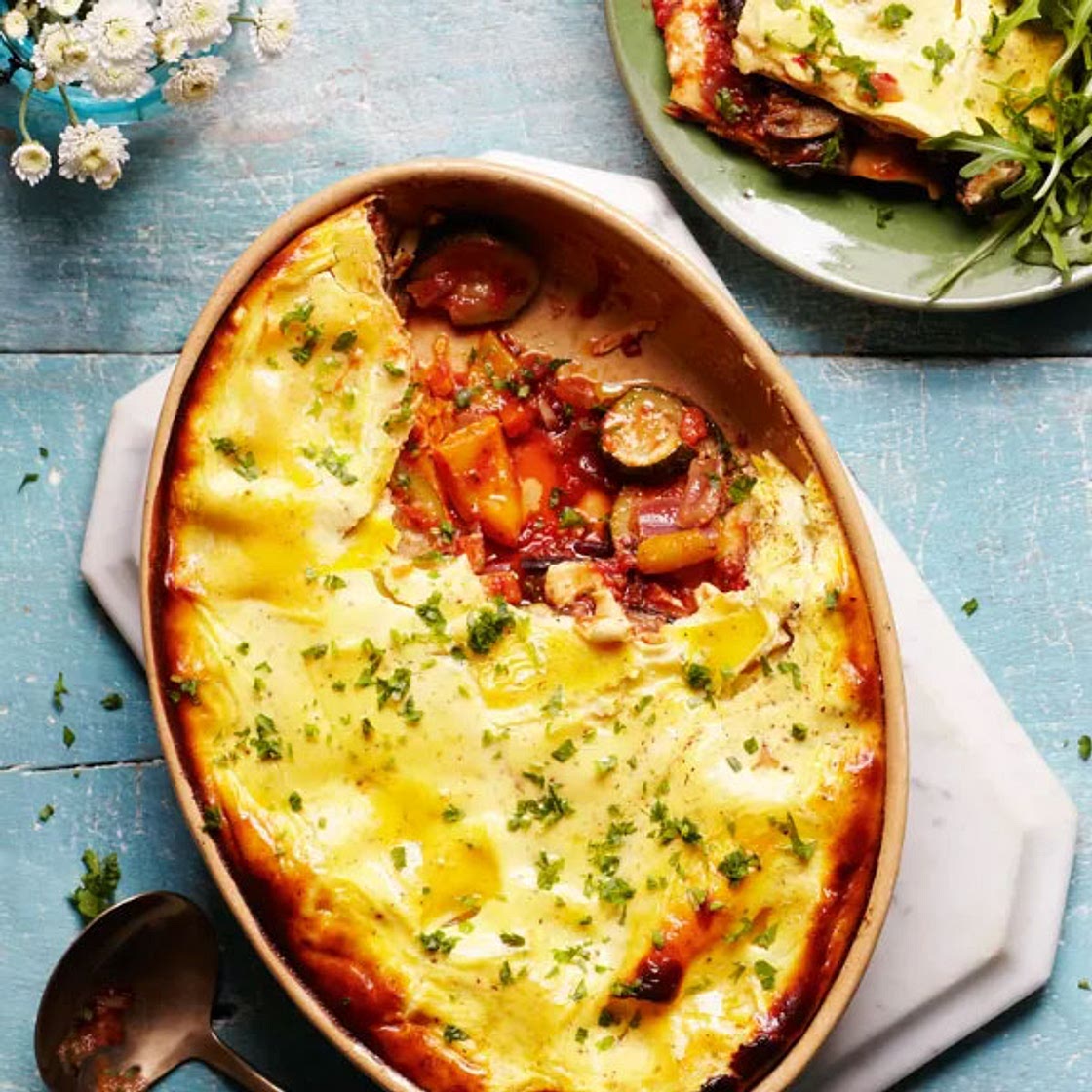 Vegetable lasagne