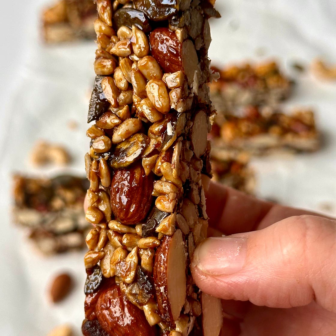 Nut and  Seed Crunch Bars 