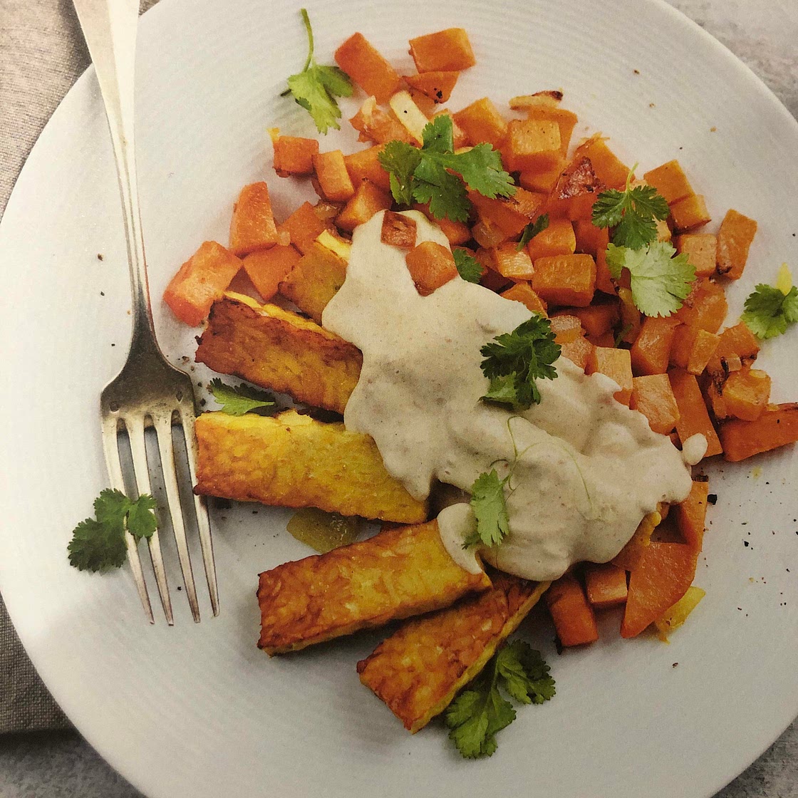 Poêlée de tempeh à la patate douce