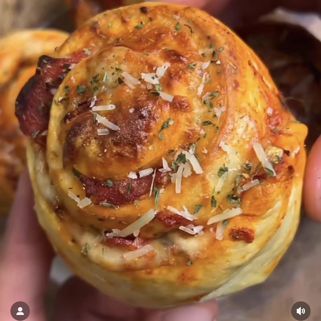 Salami Pizza Rolls