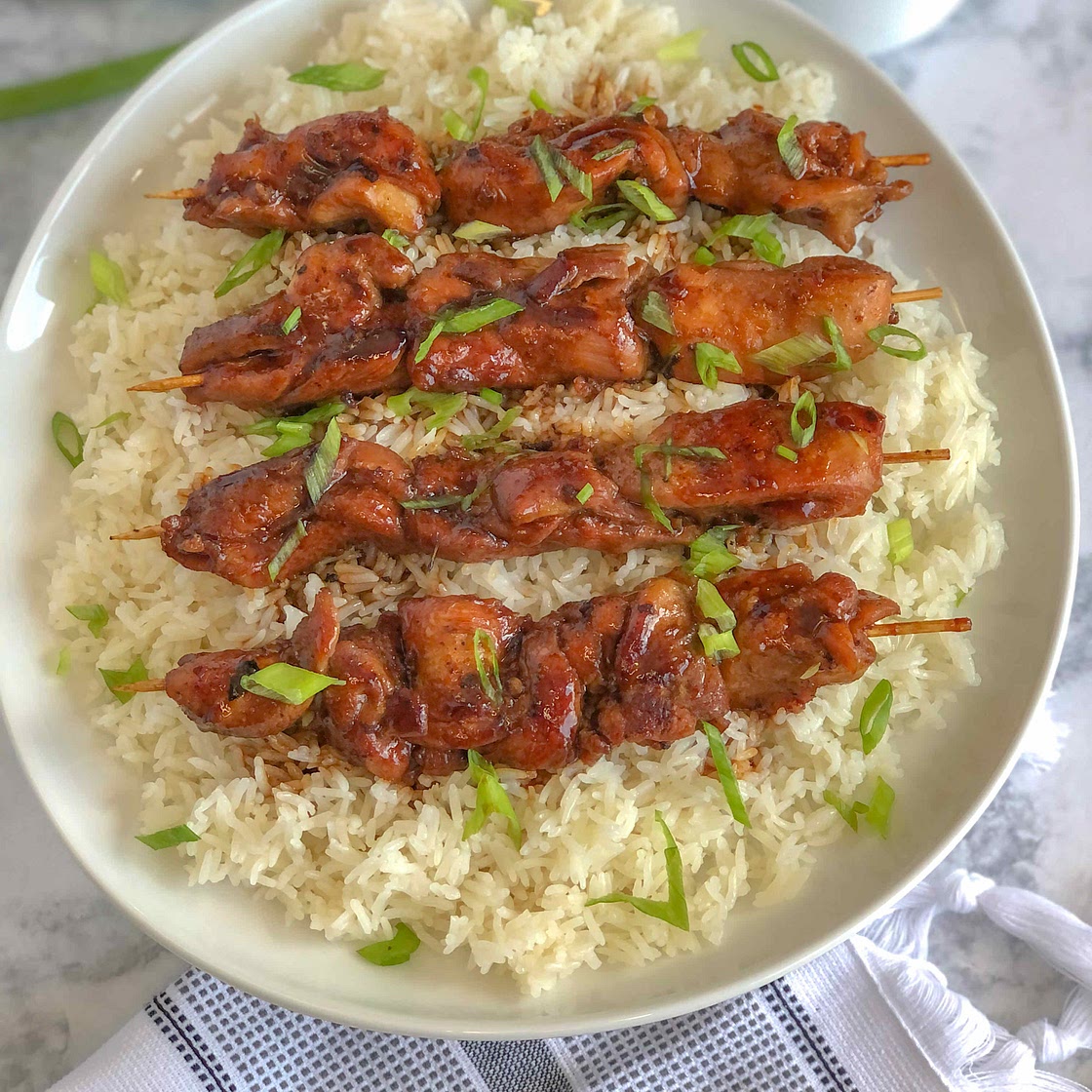 Teriyaki Chicken Skewers