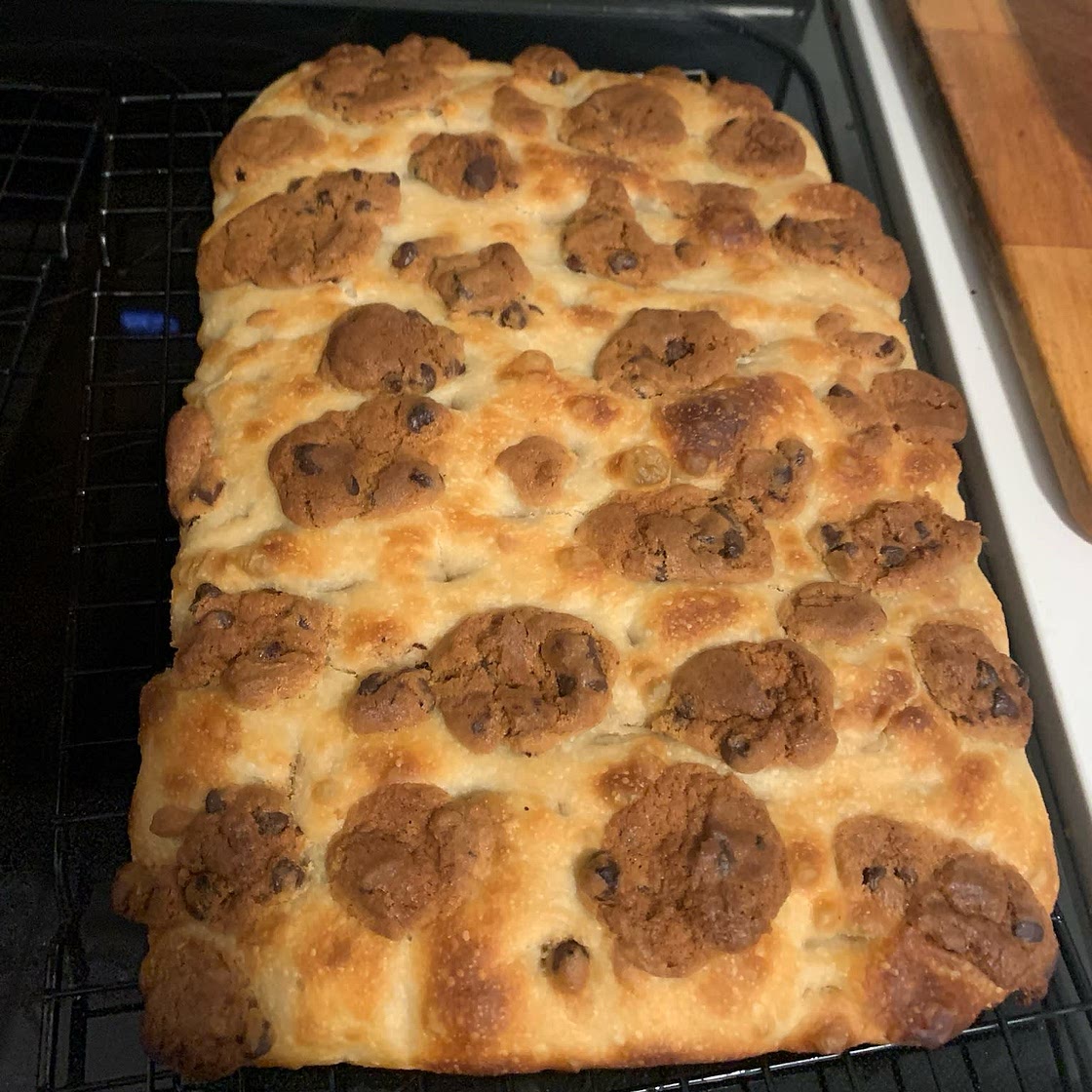 Chocolate Chip Cookie Focaccia