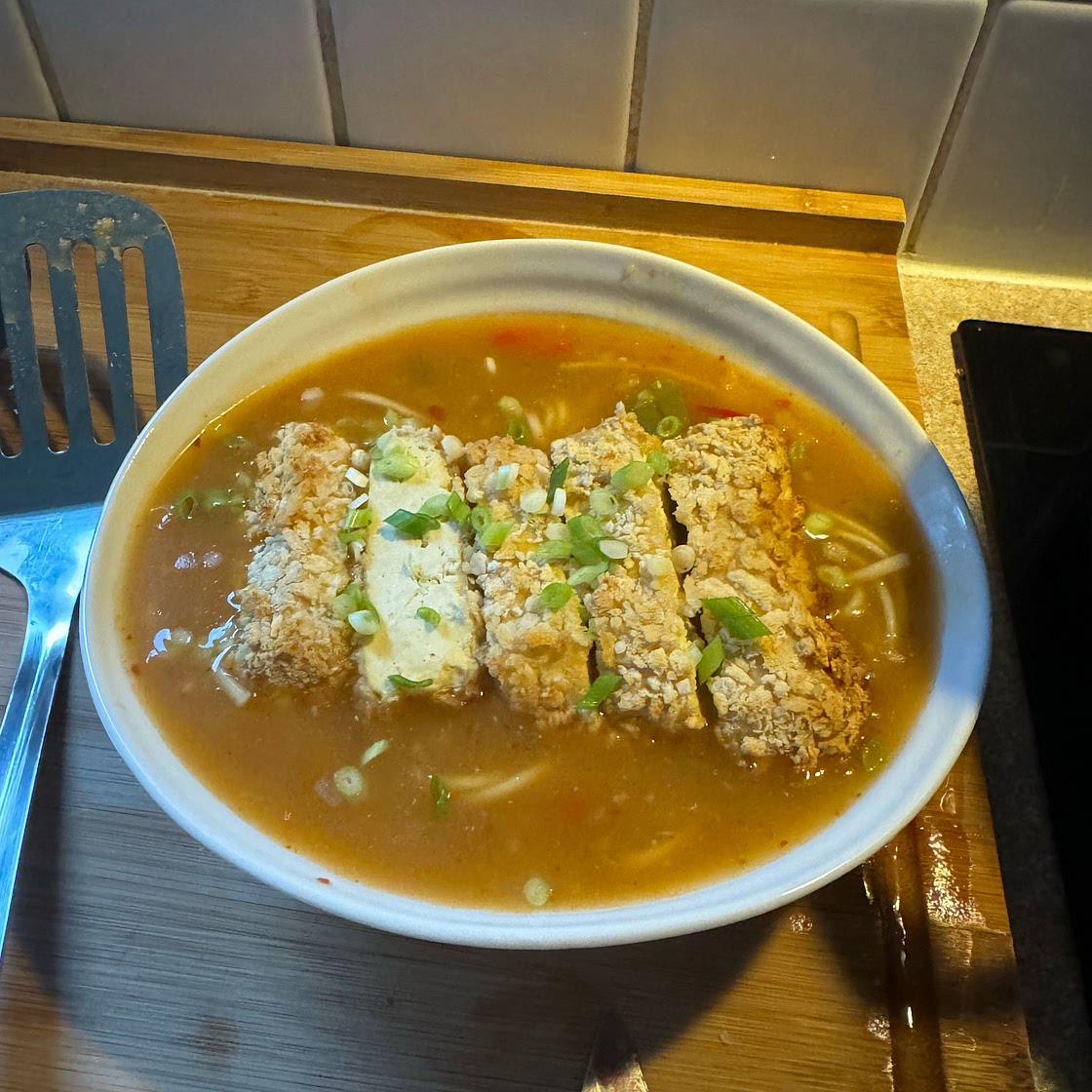 Vegan Tofu Katsu Miso Ramen