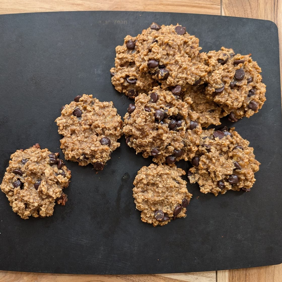 4 Ingredient Flourless Healthy Oatmeal Cookies