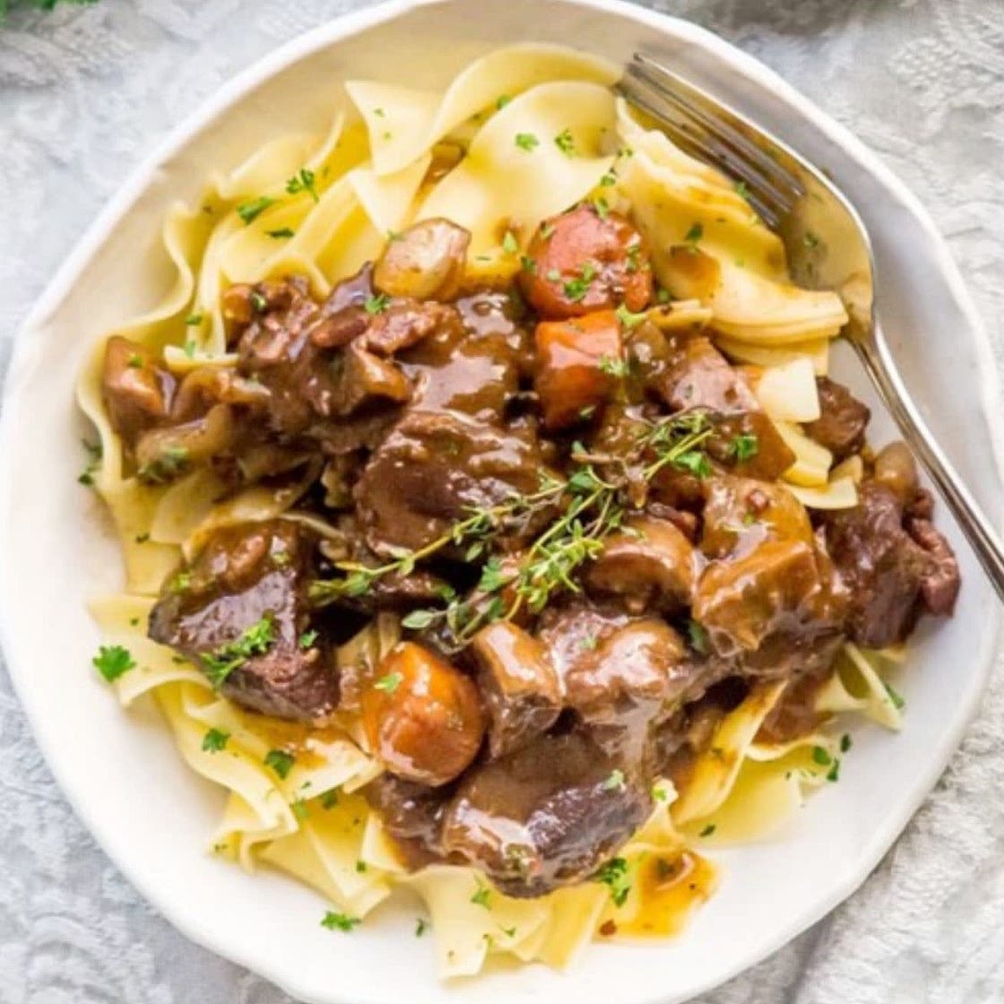 Beef Bourguignon (French)