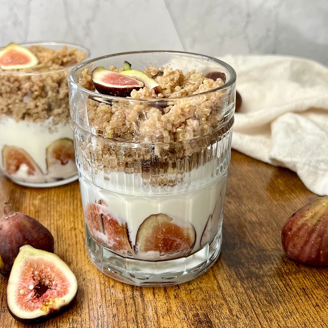 Maple Fig Quinoa Parfait