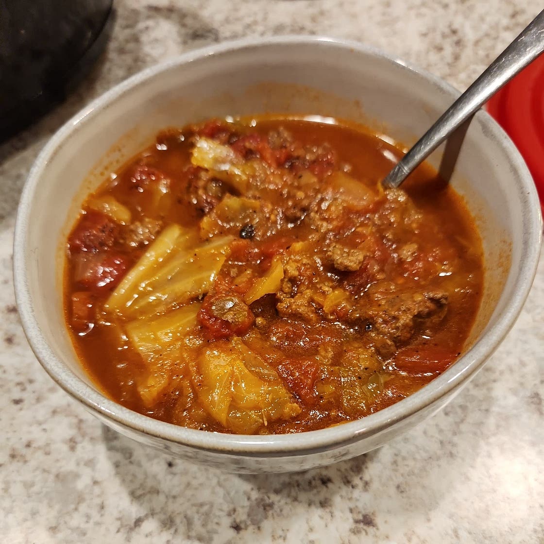 Slow Cooker Cabbage Roll Soup