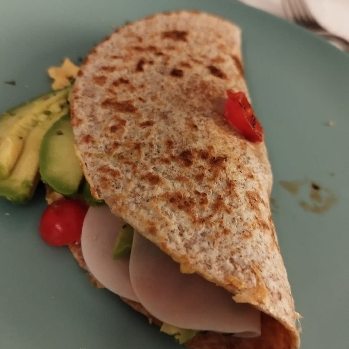 Wrap Cremoso de Pechuga de Pavo y Queso