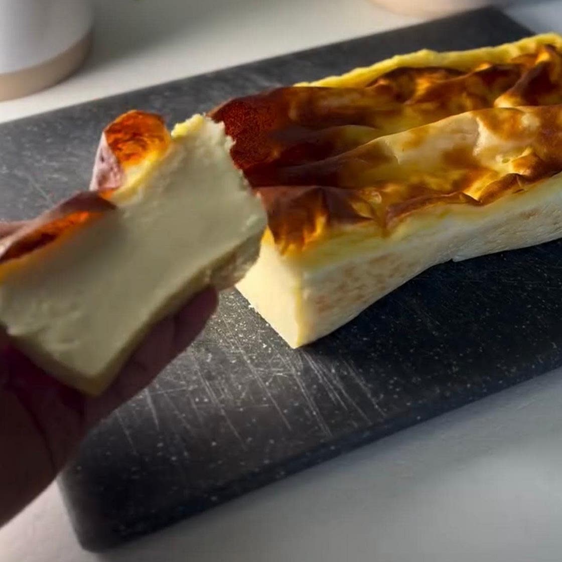 TRY RECIPE - high carbs - flan (P : 35g)
