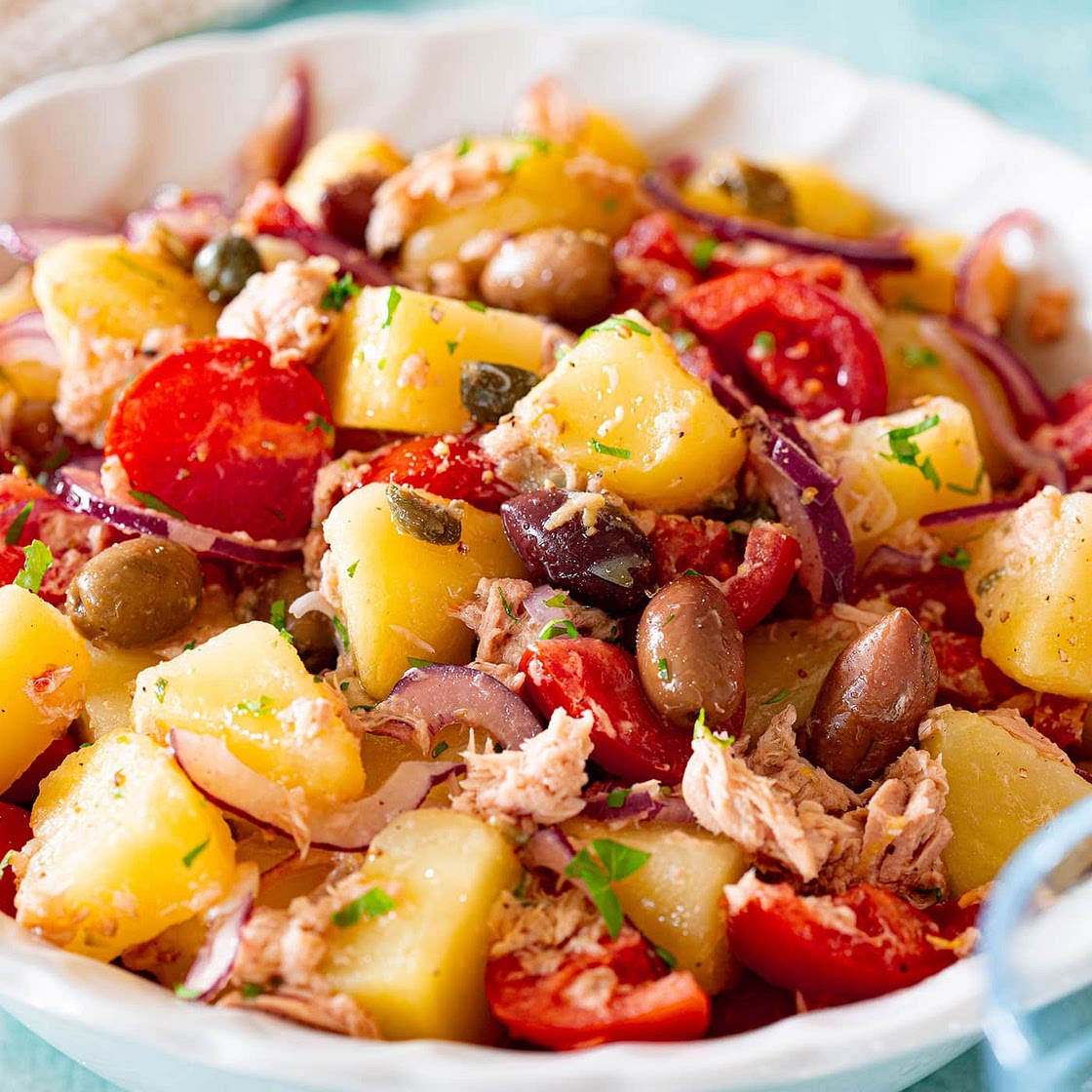 potato and tunaaaa salad (P: 43g)