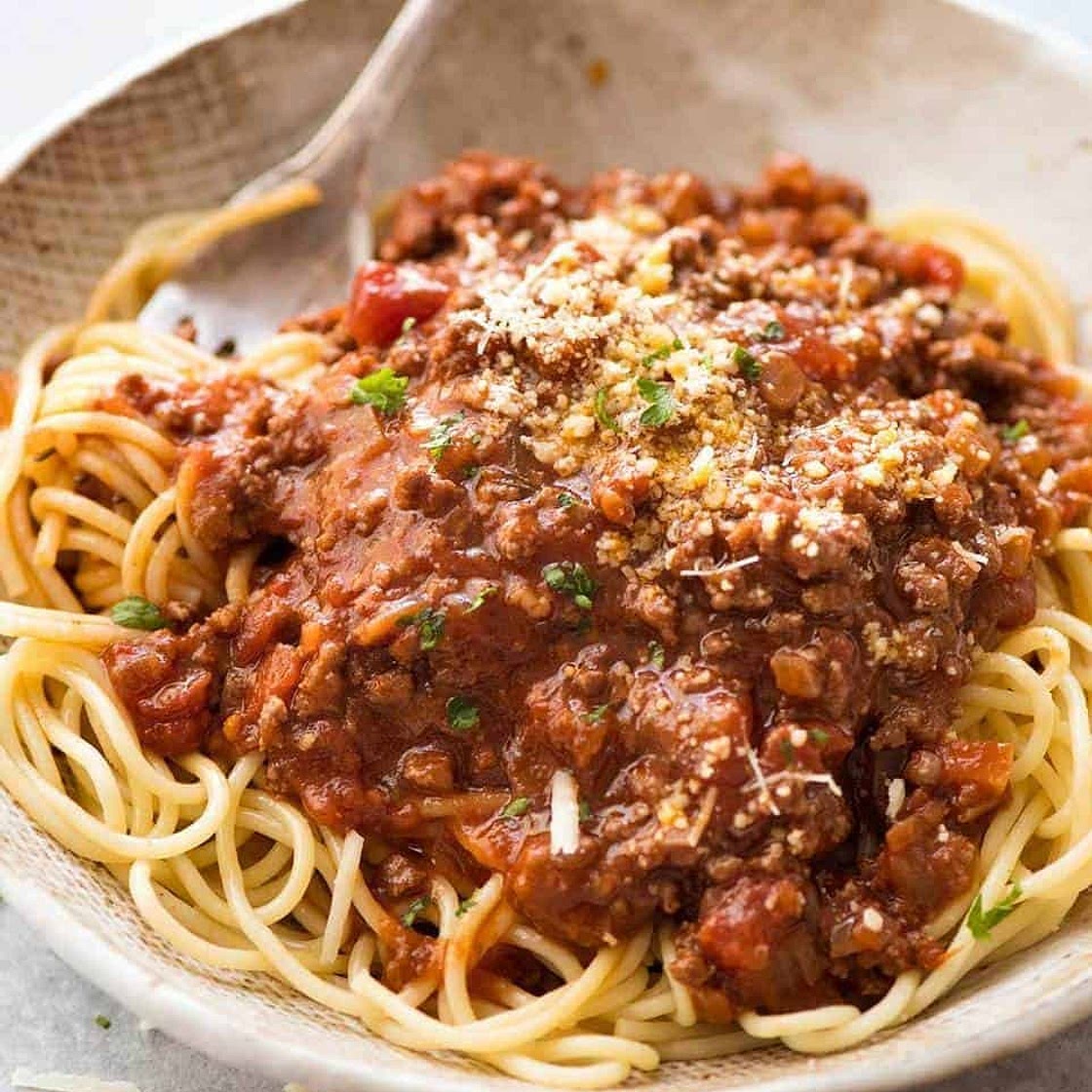Simple Spaghetti Bolognese