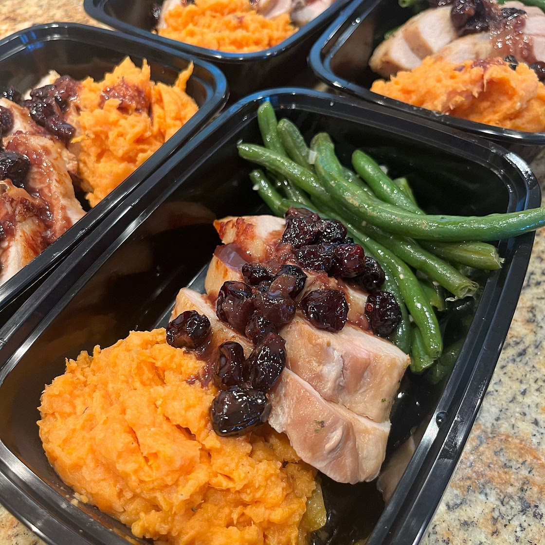 Pork Tenderloin with Cranberry Sauce (Freezer/Dairy Free/Gluten Free/Low Sodium)