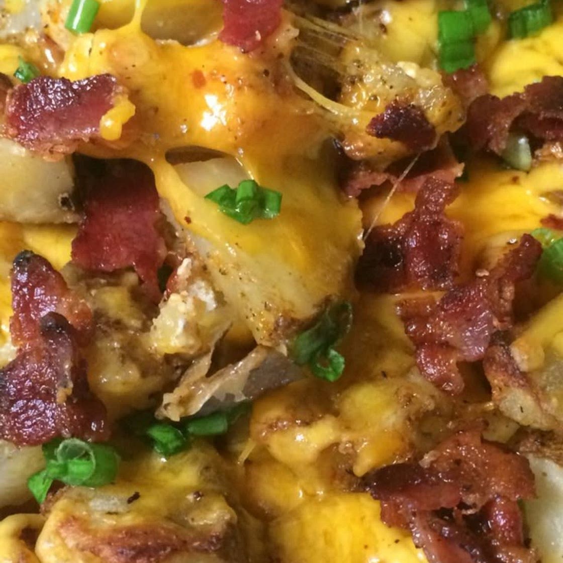 Loaded Baked Potato Casserole with Chicken