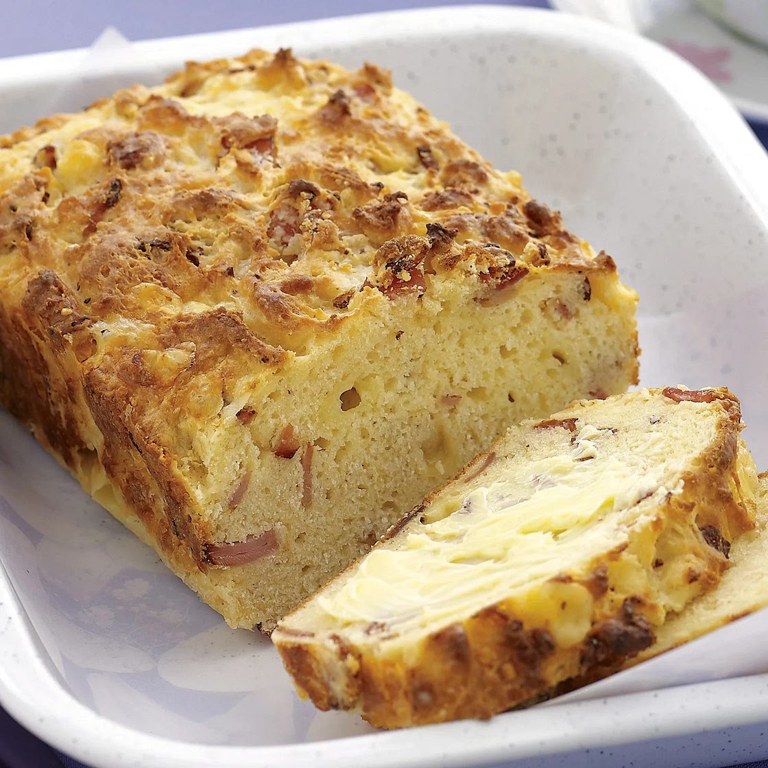 Cheese and bacon loaf